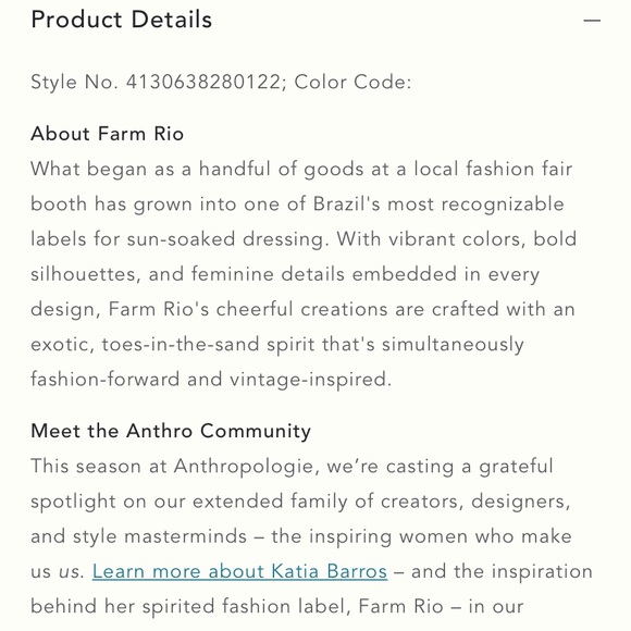 ANTHROPOLOGIE Farm Rio Ariyah Mini Dress, size XS - Picture 4 of 5